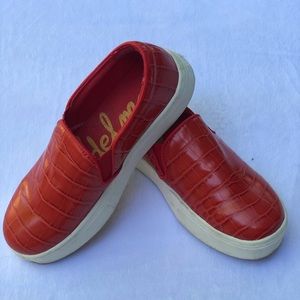 Sam Edelman Slip On Leather Sneakers